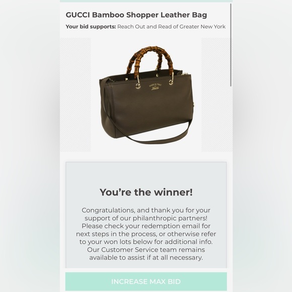 Gucci brown tote with bamboo handles!! Never used! NWOT - Picture 13 of 14